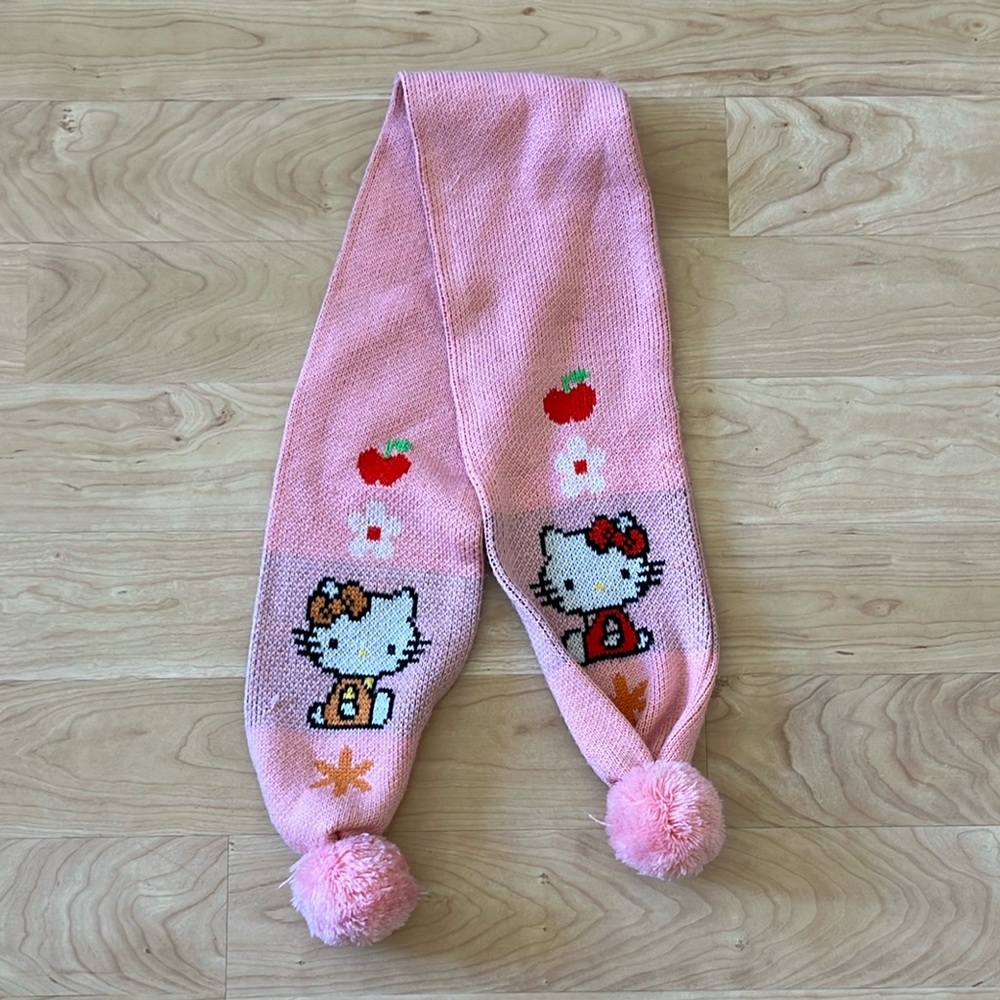 Hello Kitty Pink Kids Scarf